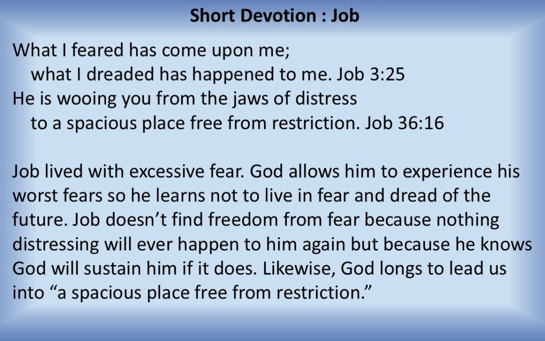 Short Devotion : Job